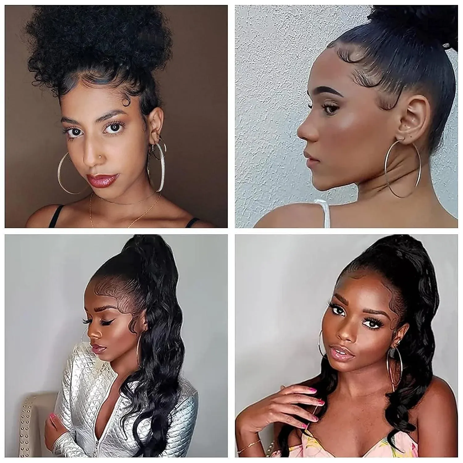Hairline Edge Tattoo Stickers Curly Fringe Style 4 - Image 10