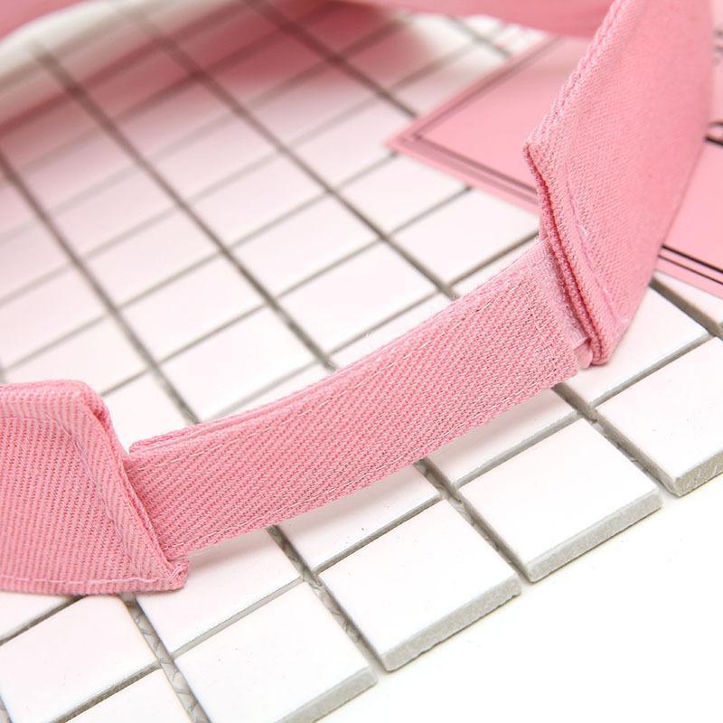 UV Protection Sport Visor Cap - Pink - Image 5