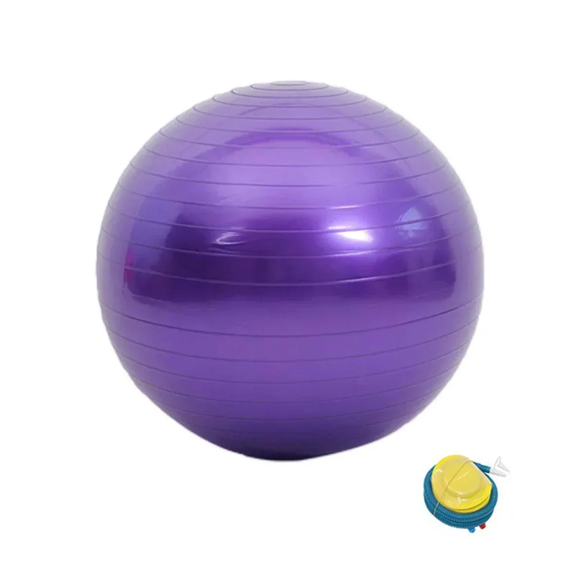 Explosion-Proof Inflatable Yoga Ball Purple 75cm