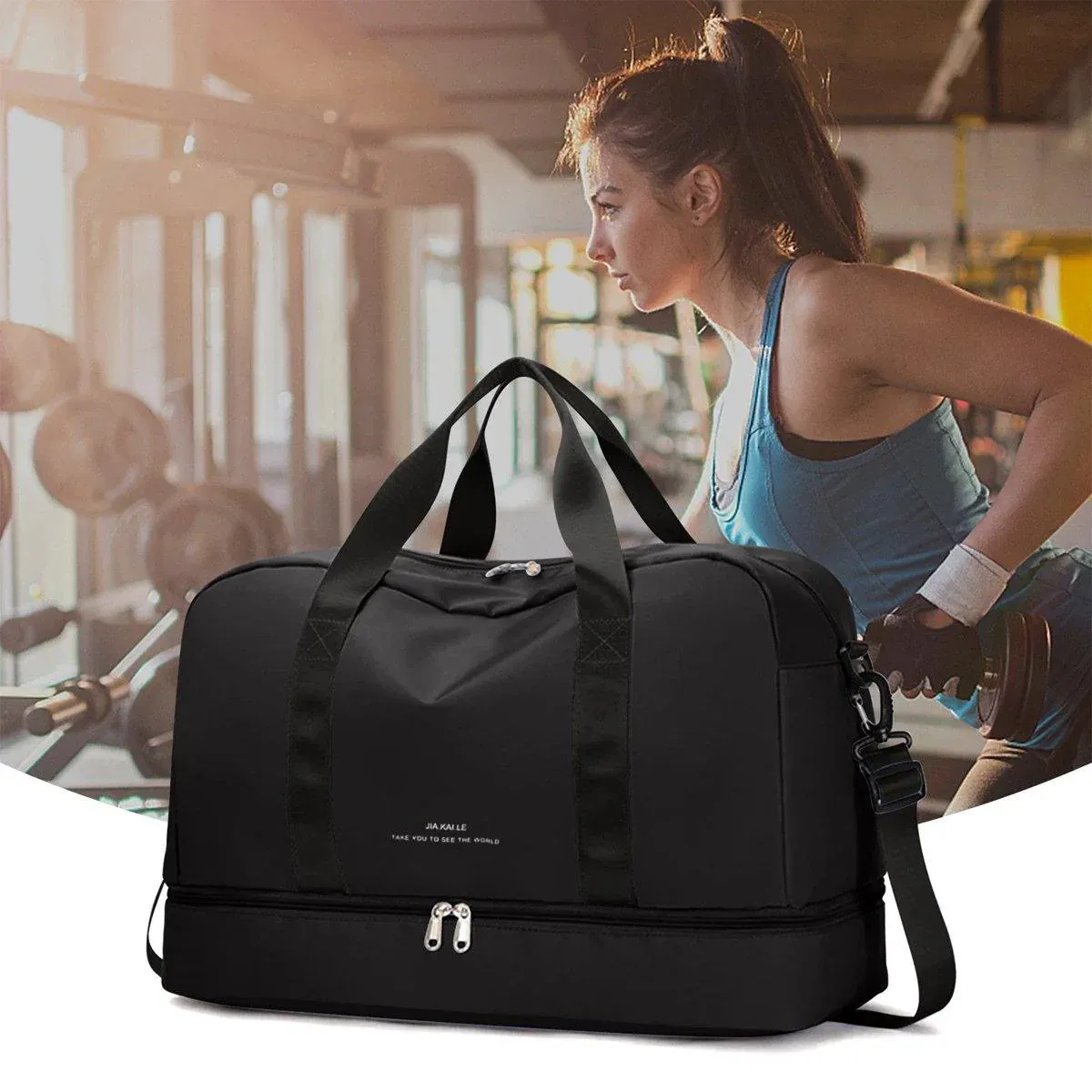 Yoga Fitness Bag Outdoor Sports Travel - Image 4