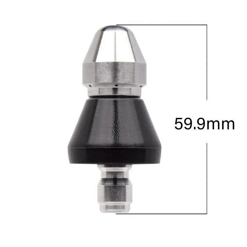 High Pressure Drain Cleaner 1 Front 6 Nozzle Sewer Pipe - Image 3
