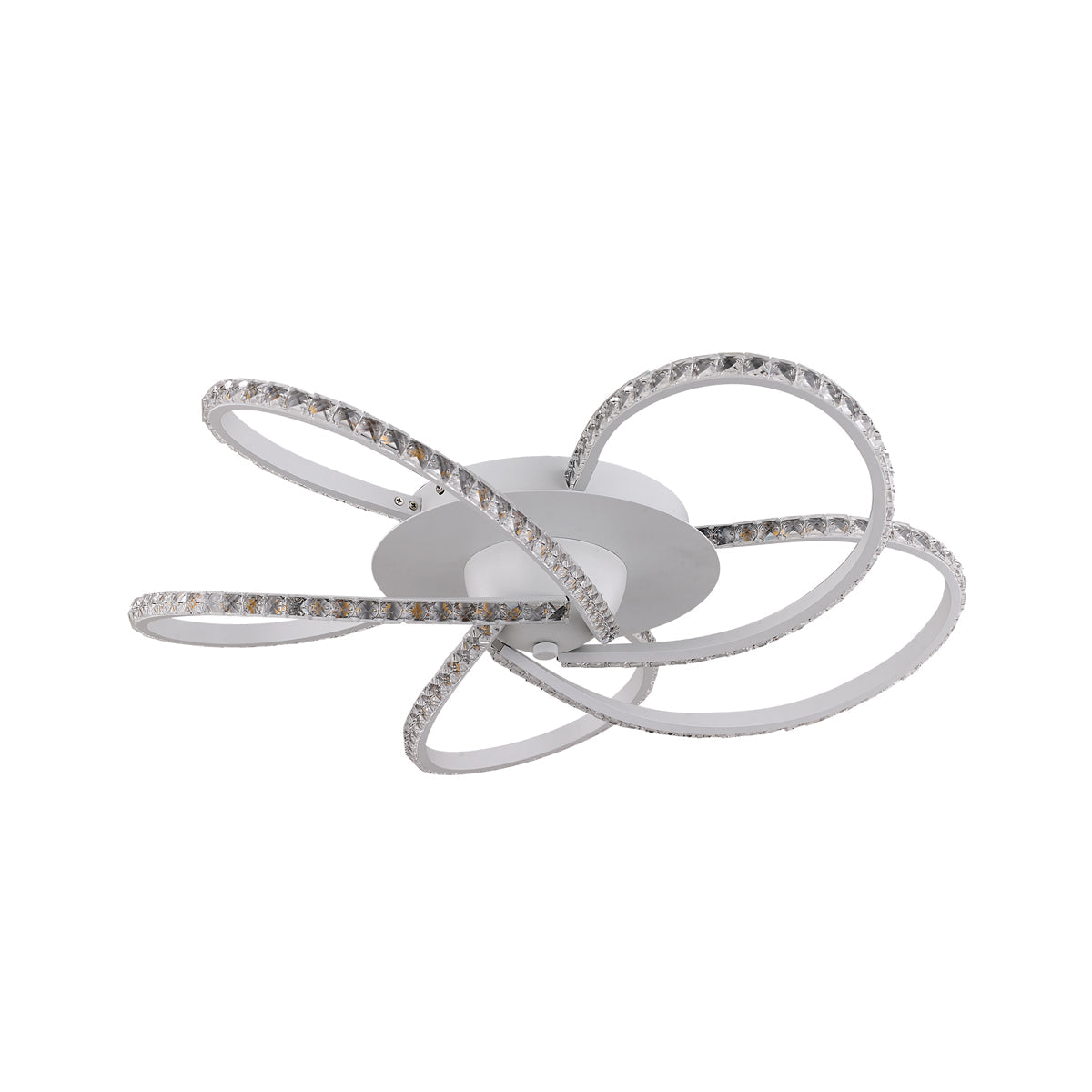 Irie Dimmable 5-Light LED Ceiling Light in White - Image 2