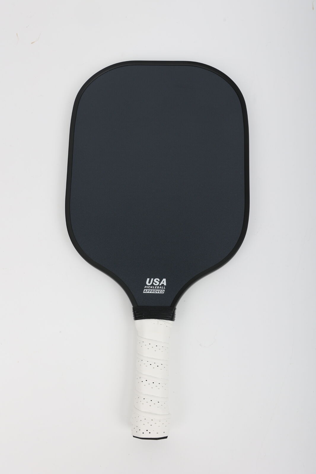 Graphite Carbon Fiber Pickleball Paddle Racket in Plain Black