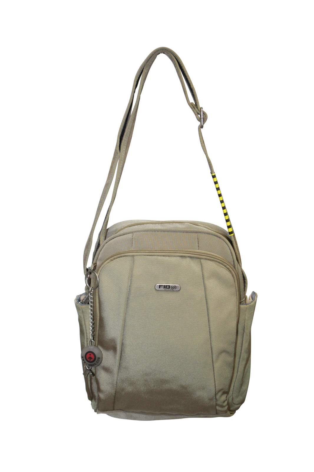 FIB Mens Tablet Crossbody Crossover Bag Sand