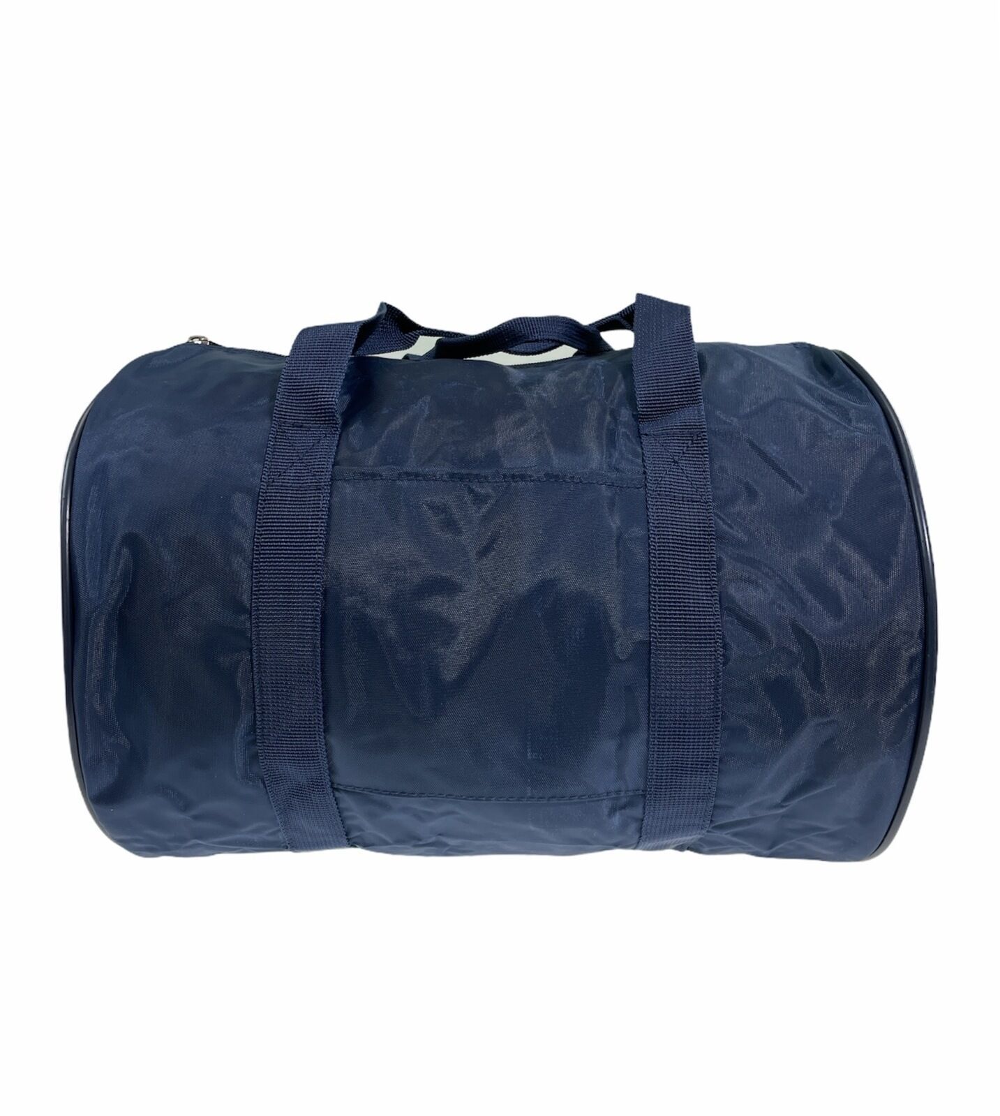 Foldable Duffel Bag Travel Gym Sports School Luggage PVC Nylon Zip - Navy - Image 4