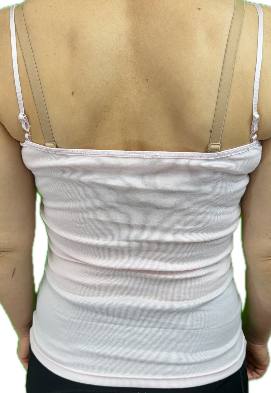 Womens Cami Strap Camisole Basic Summer Tank Top - Pink - 10-12 - Image 4