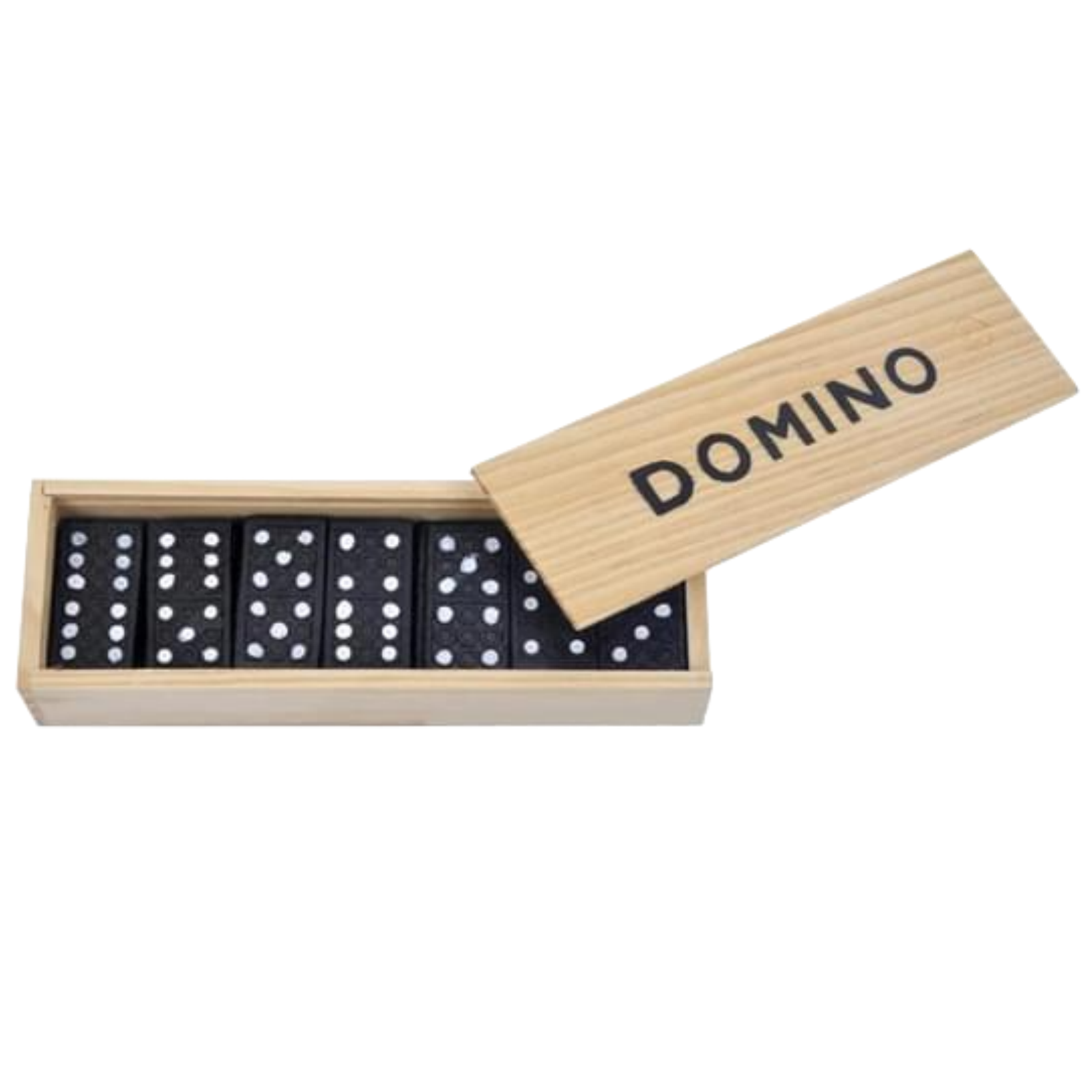Traditional 28-Piece Wooden Box Dominoes Toy Set for Kids - Image 8