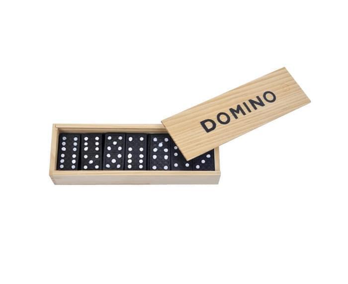 Traditional 28-Piece Wooden Box Dominoes Toy Set for Kids - Image 9