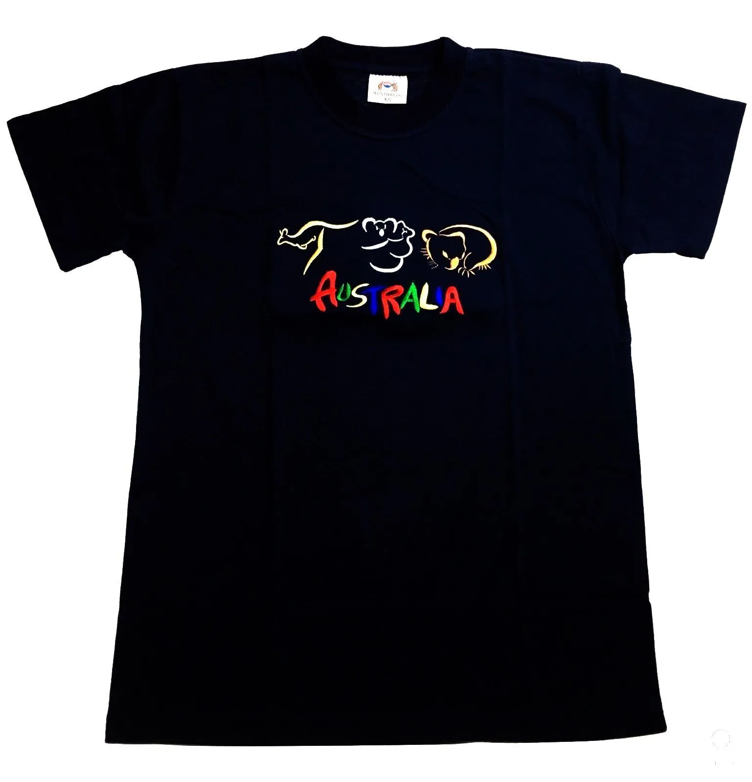 Adult Australia T Shirt Kangaroo Koala Black S - Image 5