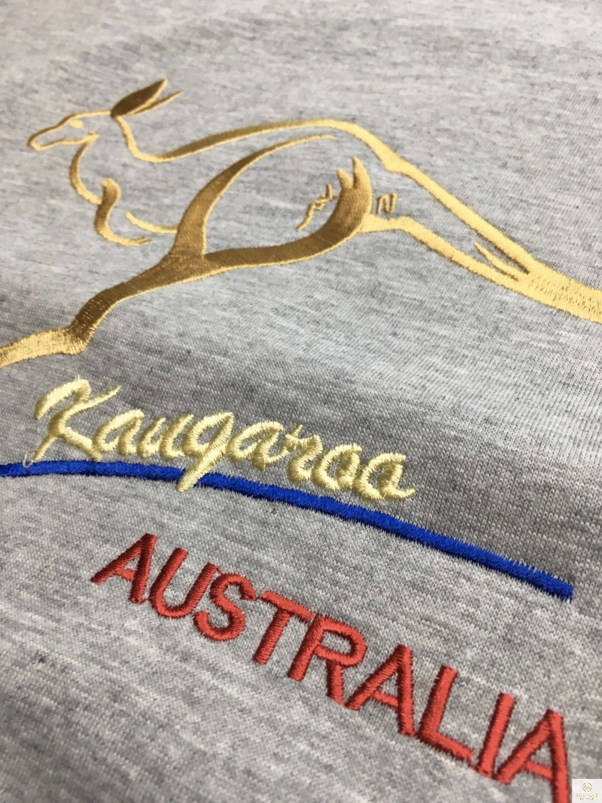Adult Australian Kangaroo T Shirt Grey M - Image 4