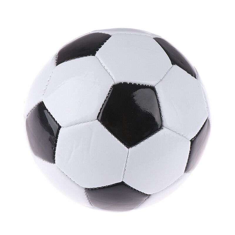 Classic Soccer Ball Football Training Size 5 Black White