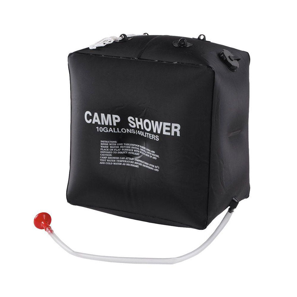40L Solar Heated Portable Camping Shower Bag Water Pipe
