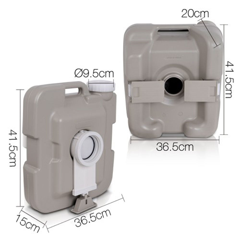 10L Outdoor Portable Camping Toilet - Image 3