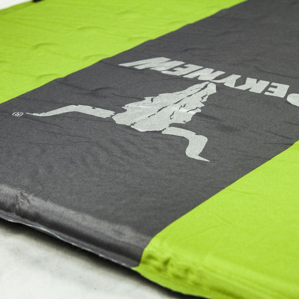 Double Self Inflating Mattress Air Bed Camping Mat Joinable - Green - Image 2