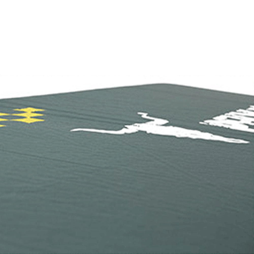 Double Self Inflating Joinable Pad Air Bed Camping Mat - Green - Image 2