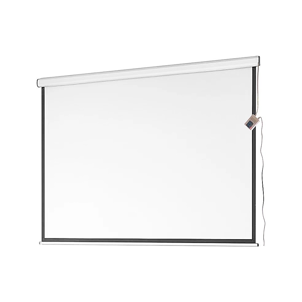 100-inch Electric Motorised Projector Screen with Remote