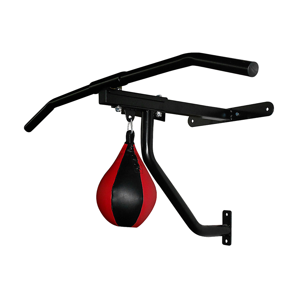 Wall-Mounted Chin-Up Bar, Punching Bag & Speedball Station - Image 5