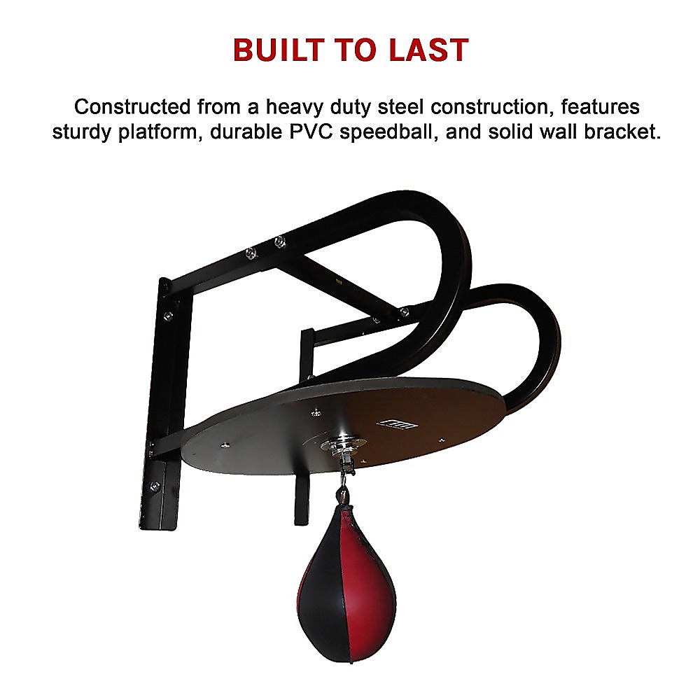 Boxing Speedball Training Set with Wall Mount Frame - Image 9