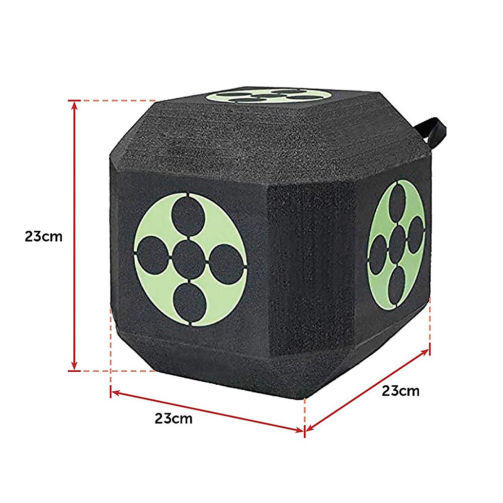 Archery 3D Dice Target Cube 23cm Self Healing XPE Foam - Image 8