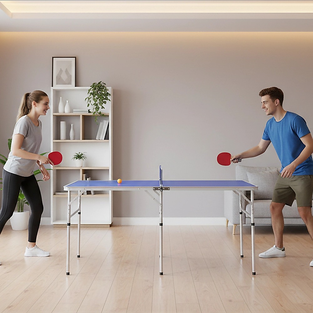 152cm Portable Tennis Table Folding Ping Pong Set - Image 5