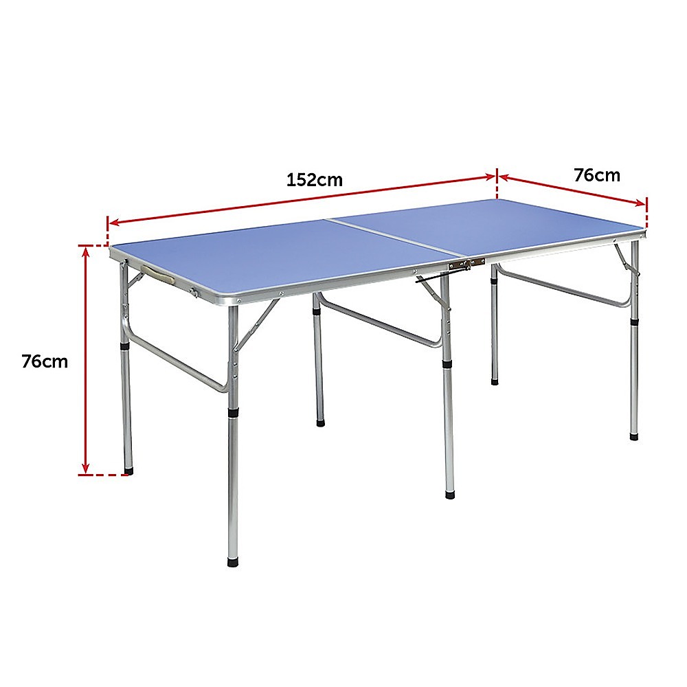 152cm Portable Tennis Table Folding Ping Pong Set - Image 10