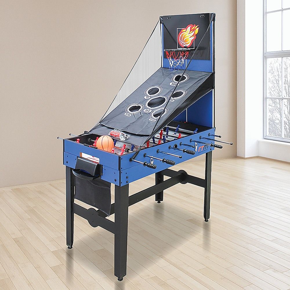 4FT 12 in 1 Combo Games Table Foosball Hockey - Image 9