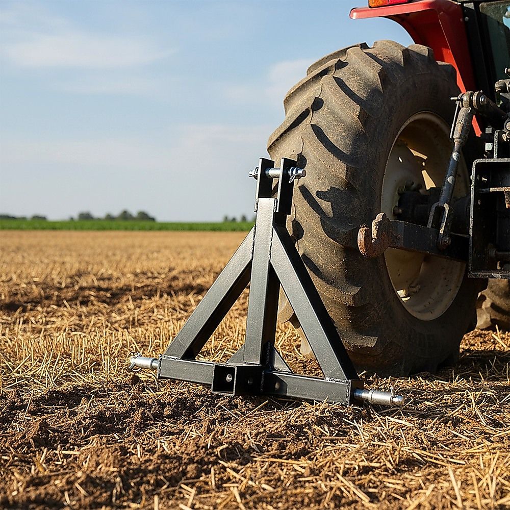 Heavy Duty Steel 3 Point 2 Trailer Hitch Receiver Drawbar - Image 6