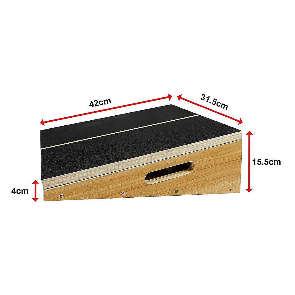 Wooden Slant Exercise Board with Adjustable Incline - Image 12