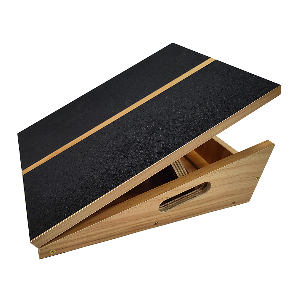 Wooden Slant Exercise Board with Adjustable Incline