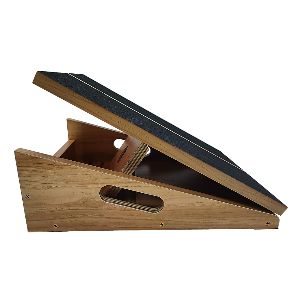 Wooden Slant Exercise Board with Adjustable Incline - Image 5