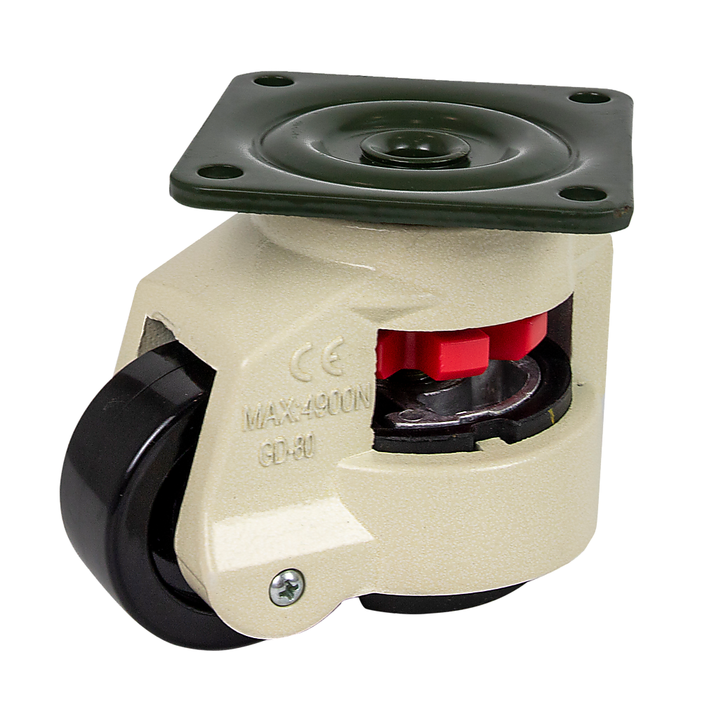 Leveling Casters Swivel Workbench Wheel (1000KG, Retractable, 4PCS) - Image 4