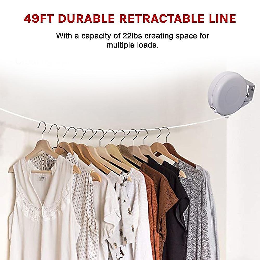 Retractable Clothesline 20 Ft Auto Retracting - Image 7