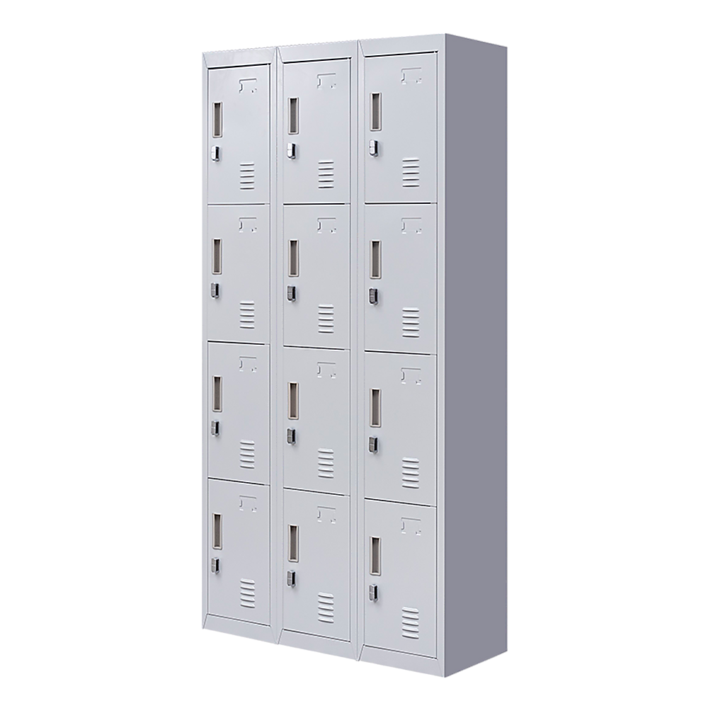 12-Door Multi-Use Locker with Padlock (Padlock-Operated)