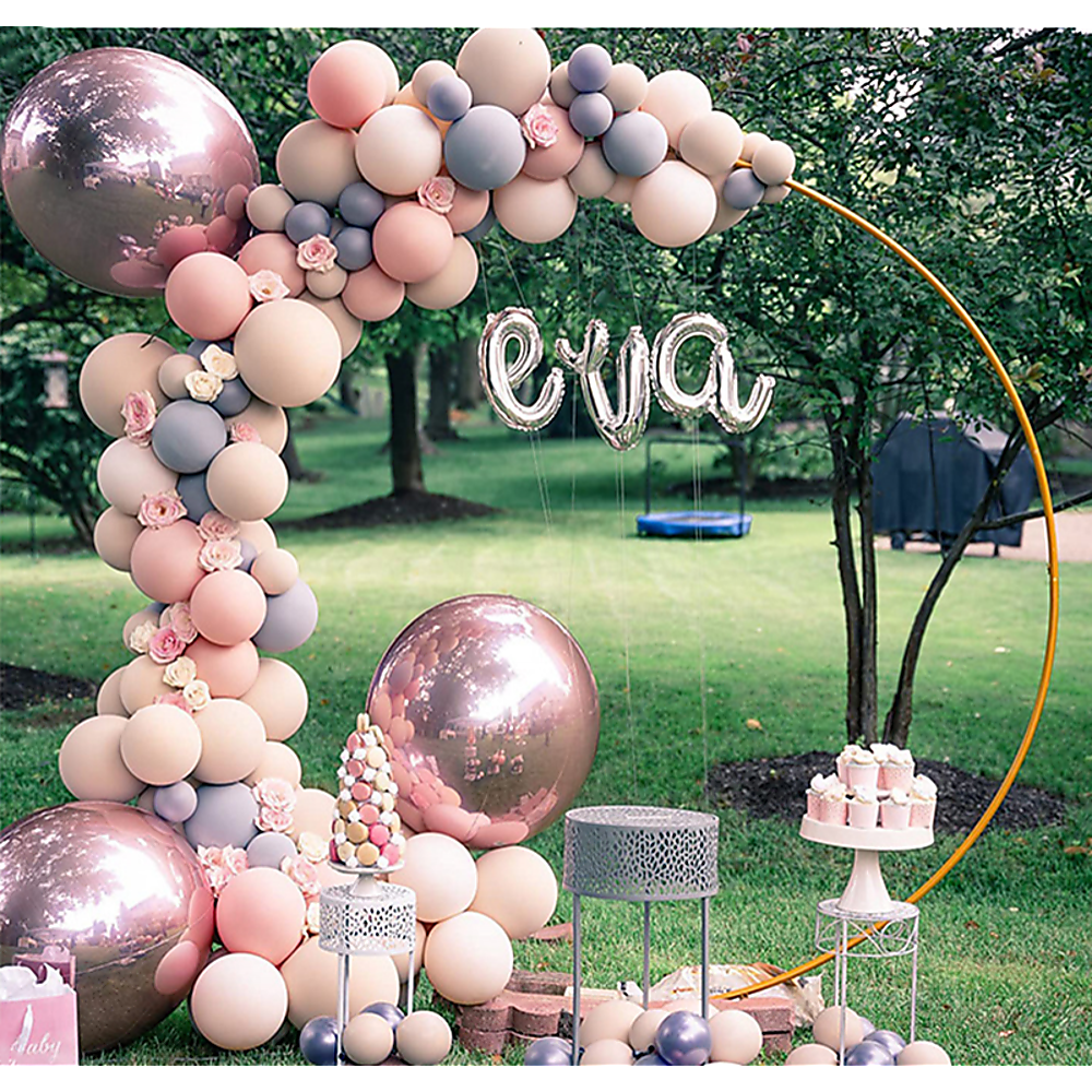 3M Gold Wedding Hoop Round Circle Arch Backdrop Stand - Image 4