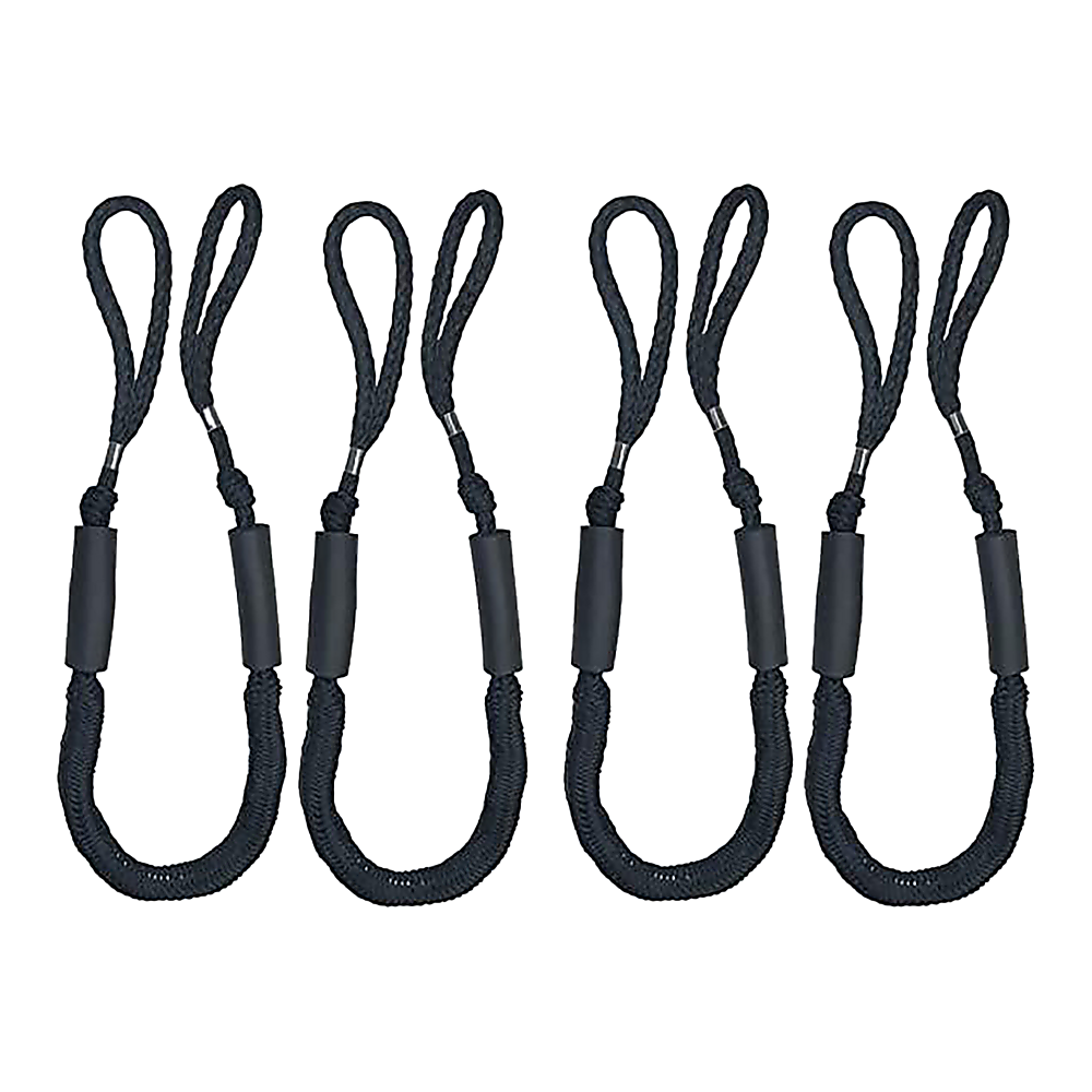 4-Pack Marine Bungee Dock Lines