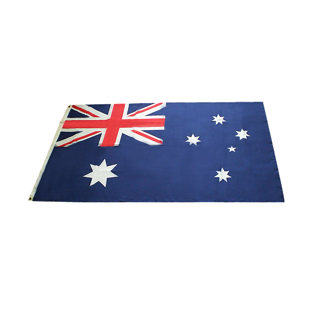 Australian Flag Heavy Duty Woven Poly with Clips