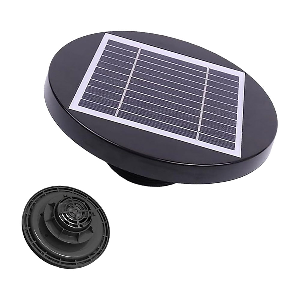 Solar Powered Roof Fan Ventilator for Boat RV Greenhouse Shed