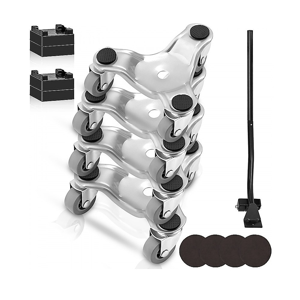 4 Pack Metal Heavy Duty Furniture Mover Slider Dolly Set