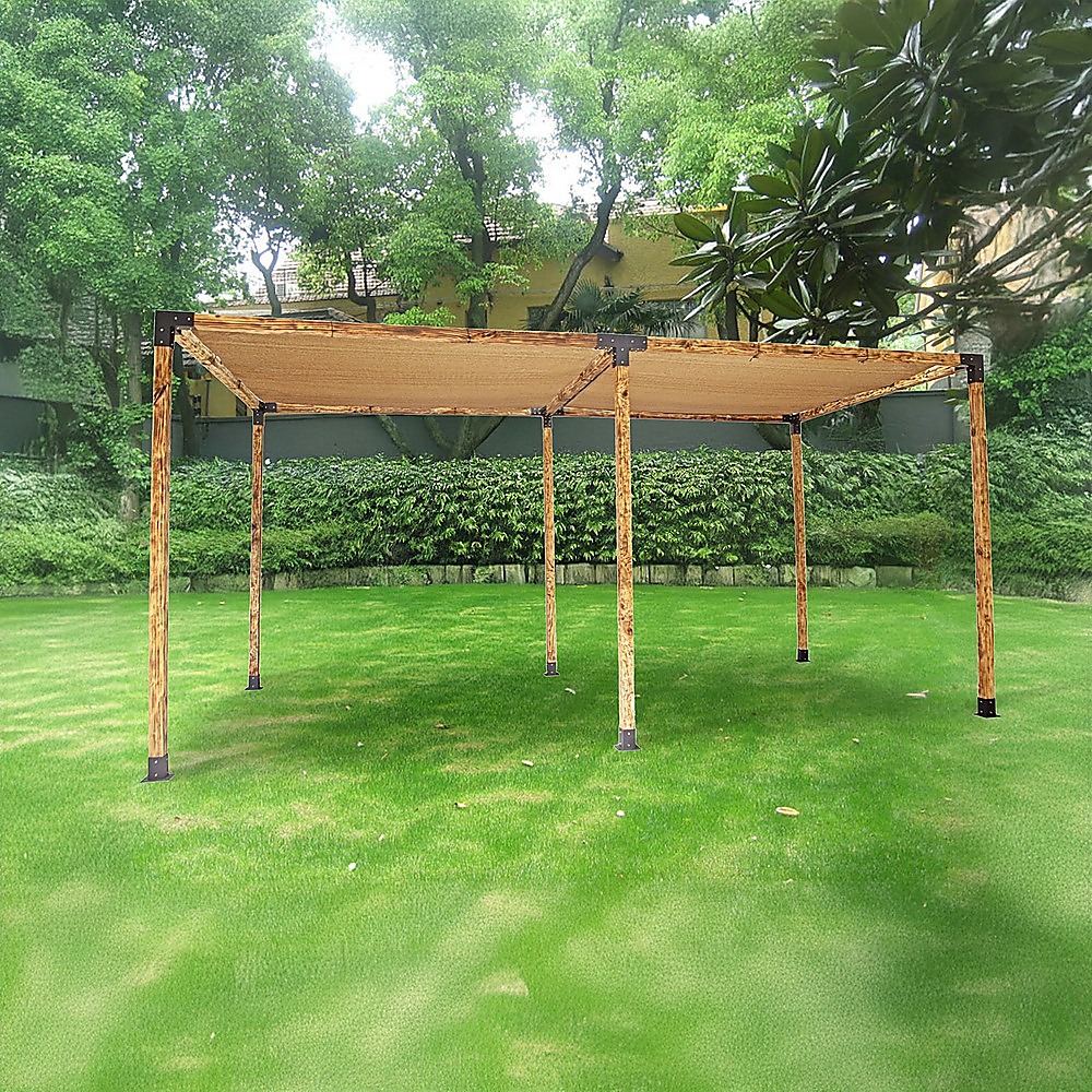 Roof Pergola Gazebo Brackets Kit with Coffee Screen - Image 10