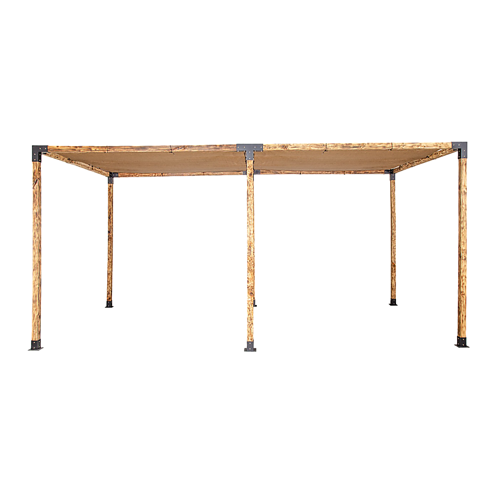 Roof Pergola Gazebo Brackets Kit with Coffee Screen - Image 9