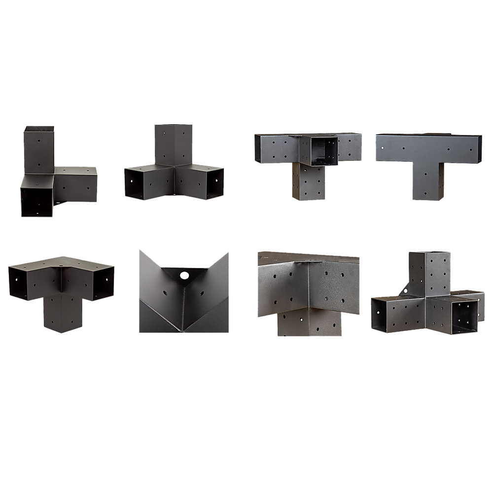 Roof Pergola Gazebo Brackets Kit with Coffee Screen - Image 11