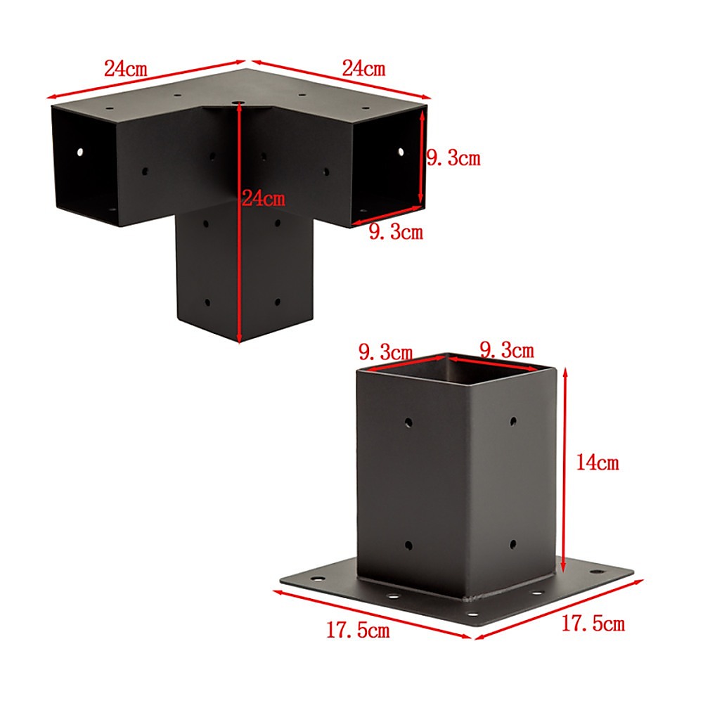 Roof Pergola Gazebo Brackets Kit with Coffee Screen - Image 15