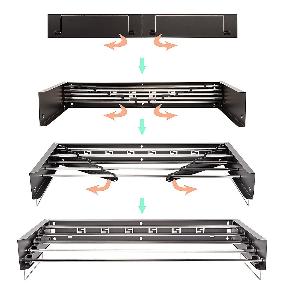 Wall Mounted Collapsible Laundry Drying Rack - Image 6