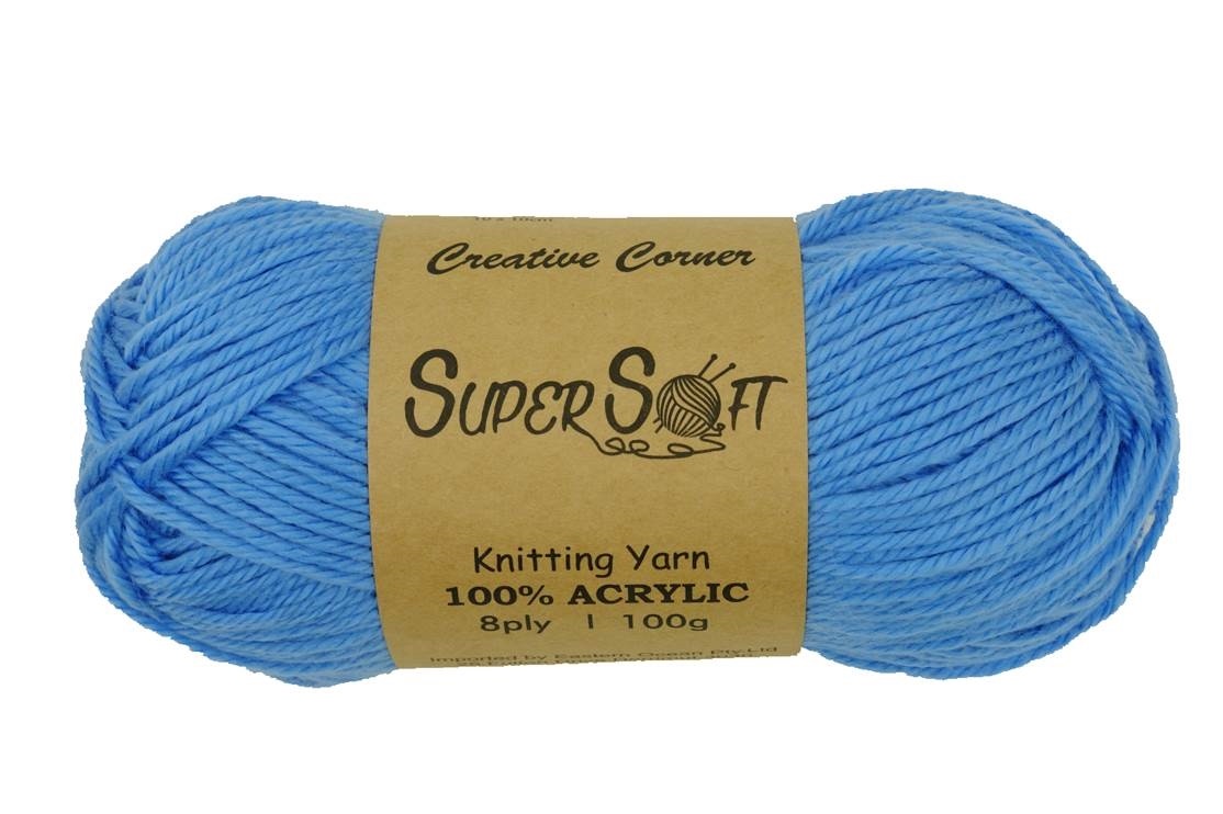 Bulk 12 Super Soft Knitting Yarn Turquoise