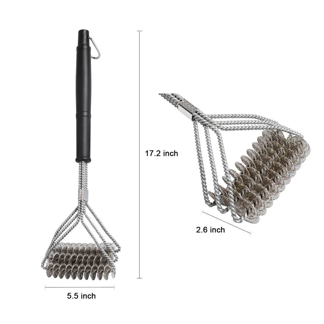 ASMOKE Heavy Duty BBQ Grill Brush 42cm Length - Image 2