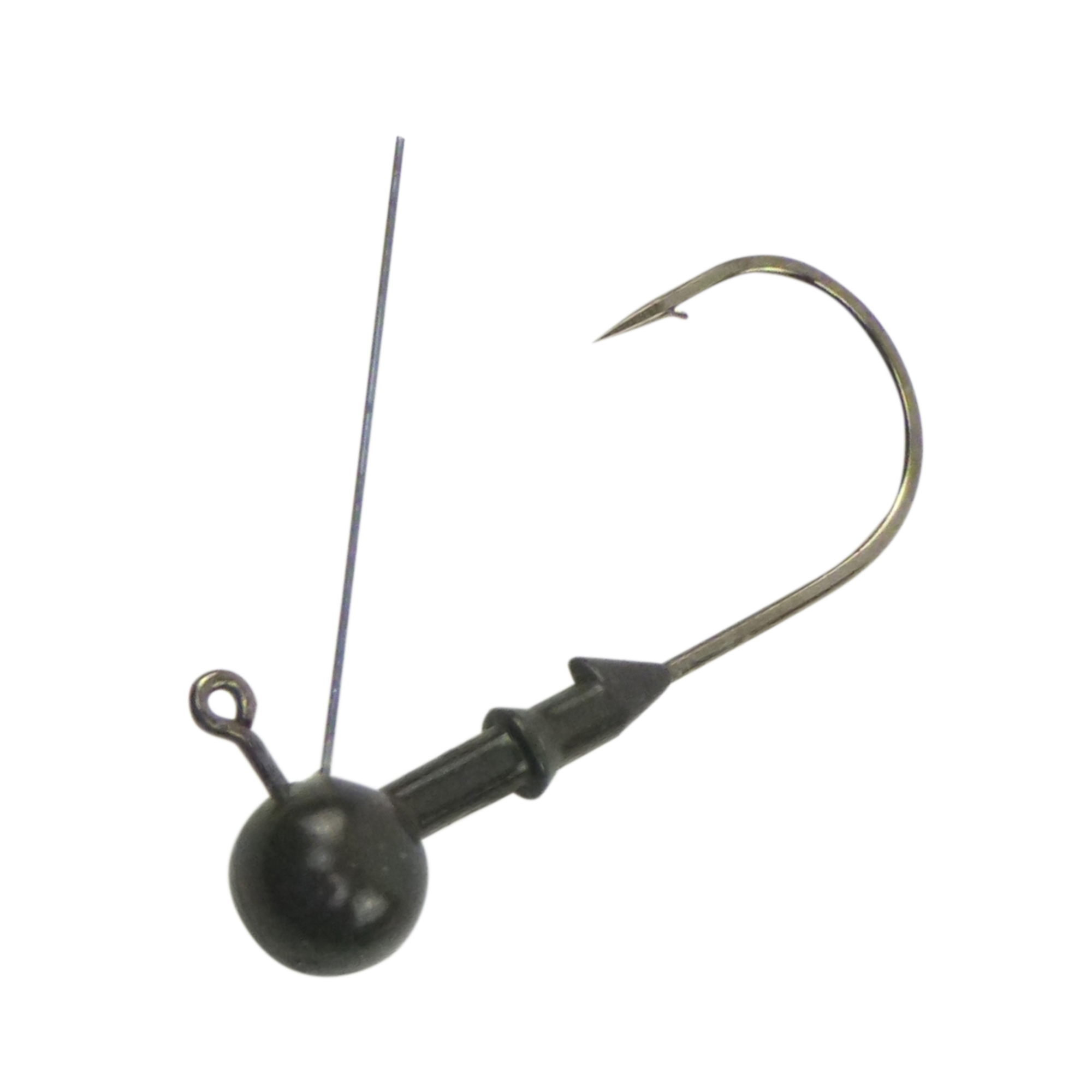 Vike 1/8 oz Weedless Round Jig Head Size 2/0 Hook Tungsten 3 Pack