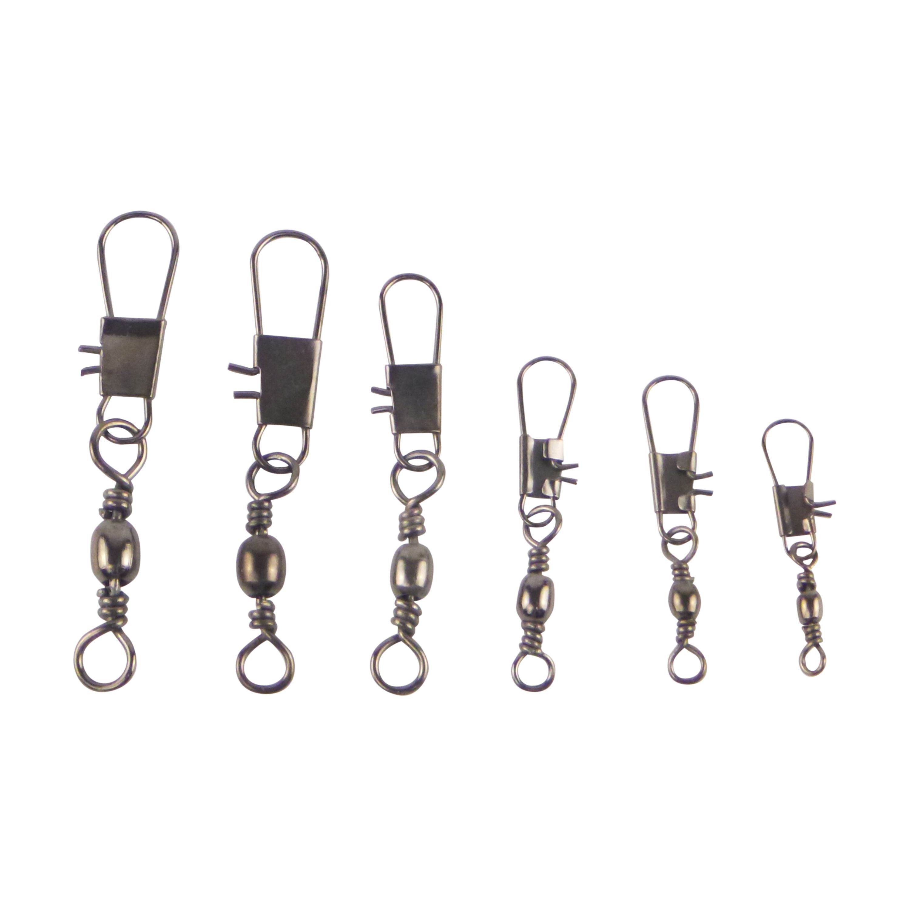Swimerz Barrel Swivel with Interlock Snap Size 8 20 Pack