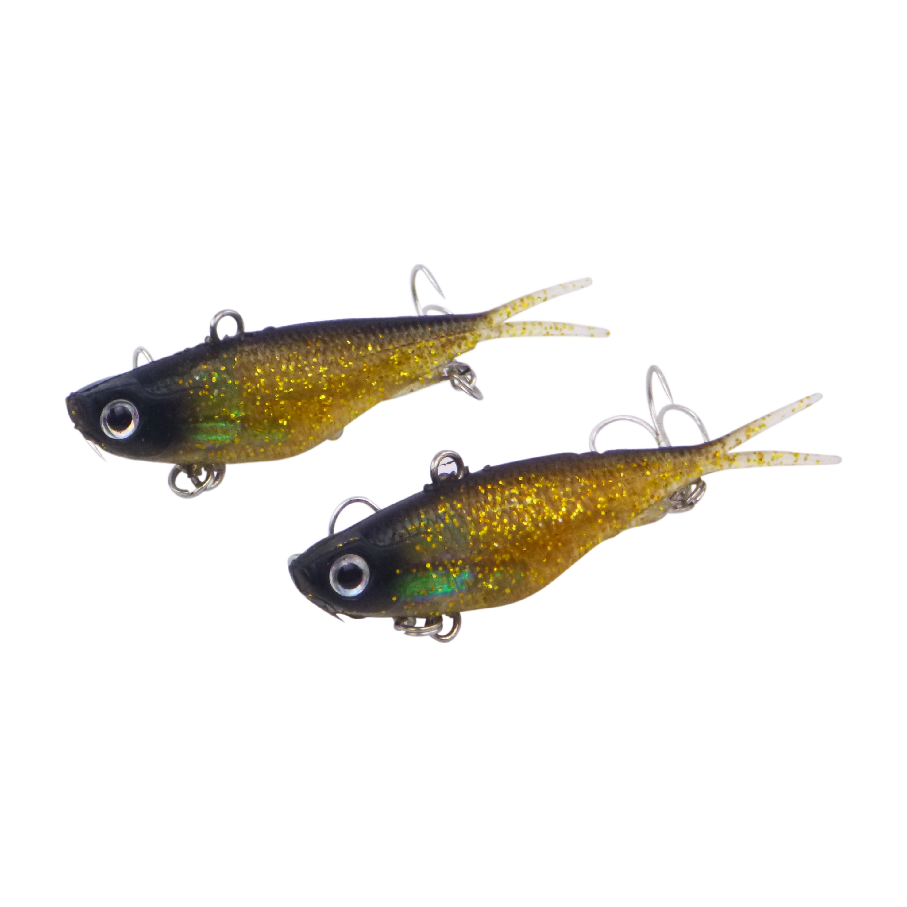 Swimerz 95mm Soft Vibe Gold Glitter 2 Pack