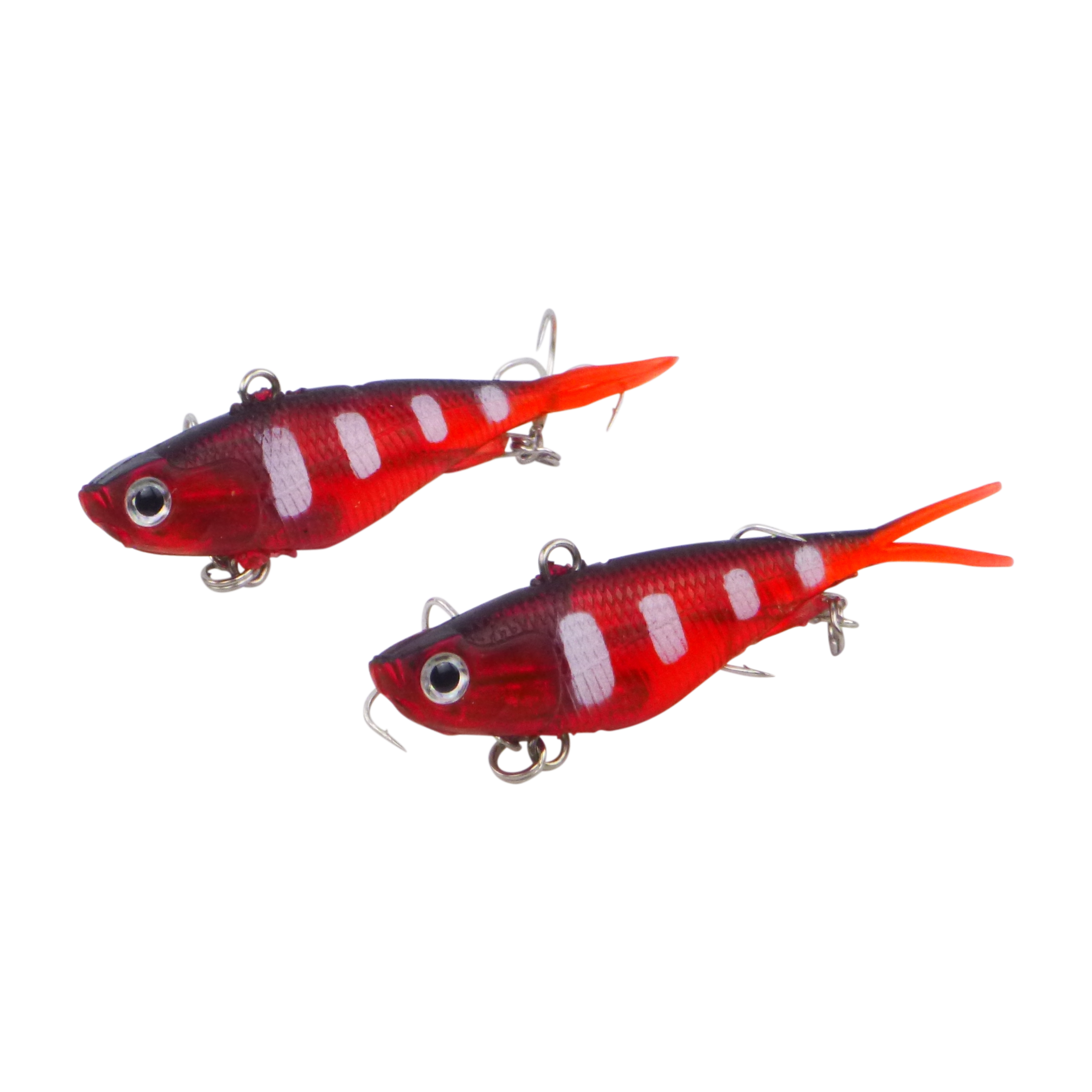 Swimerz 95mm Soft Vibe Opaque Red 2 Pack