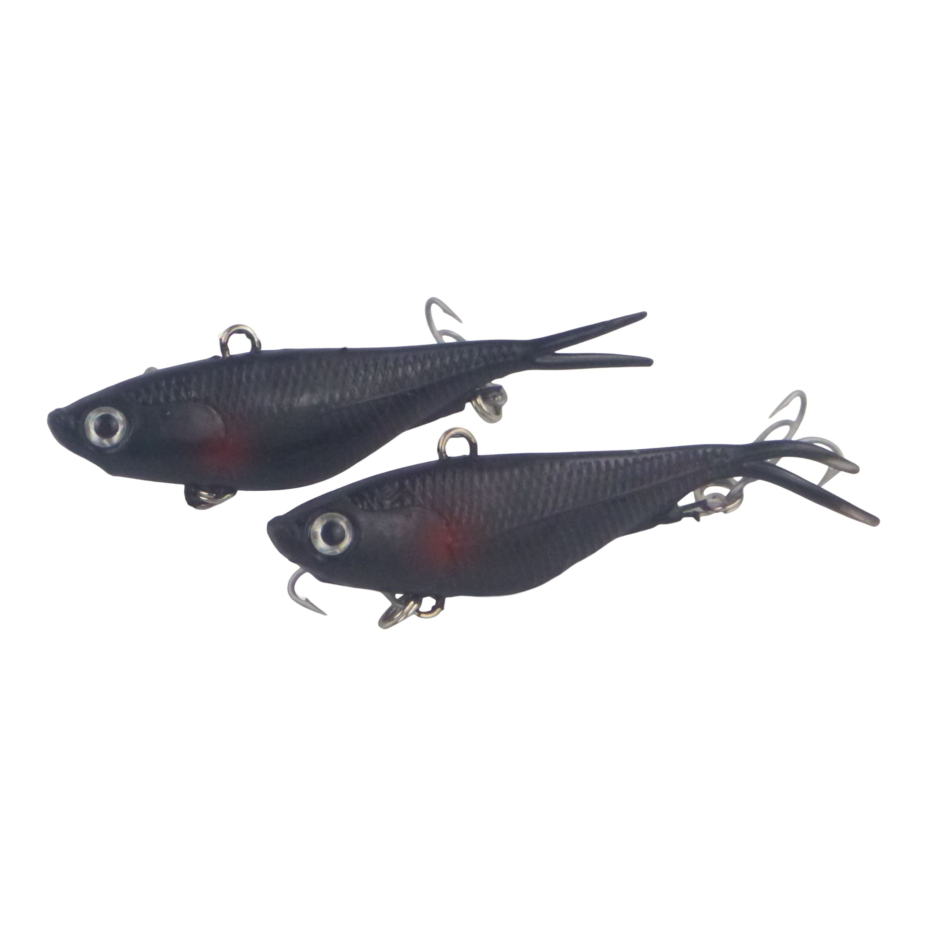 Swimerz 95mm Soft Vibe Carbon 2 Pack